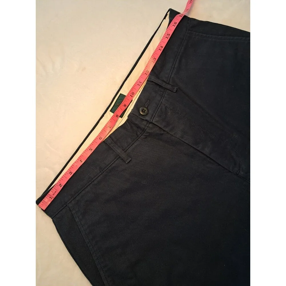 J.Crew Size 34x32 Classic Chino Pant 100% Cotton Storm Navy Blue BE611 $98 NWT